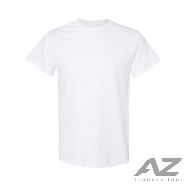 12 Pack Heavyweight Cotton Short Sleeve Crew Neck T-Shirt
